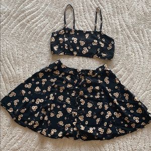 Brandy Melville skirt set